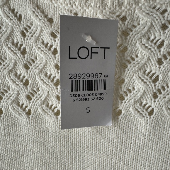 White Crew Neck Sweater - Picture 6 of 6